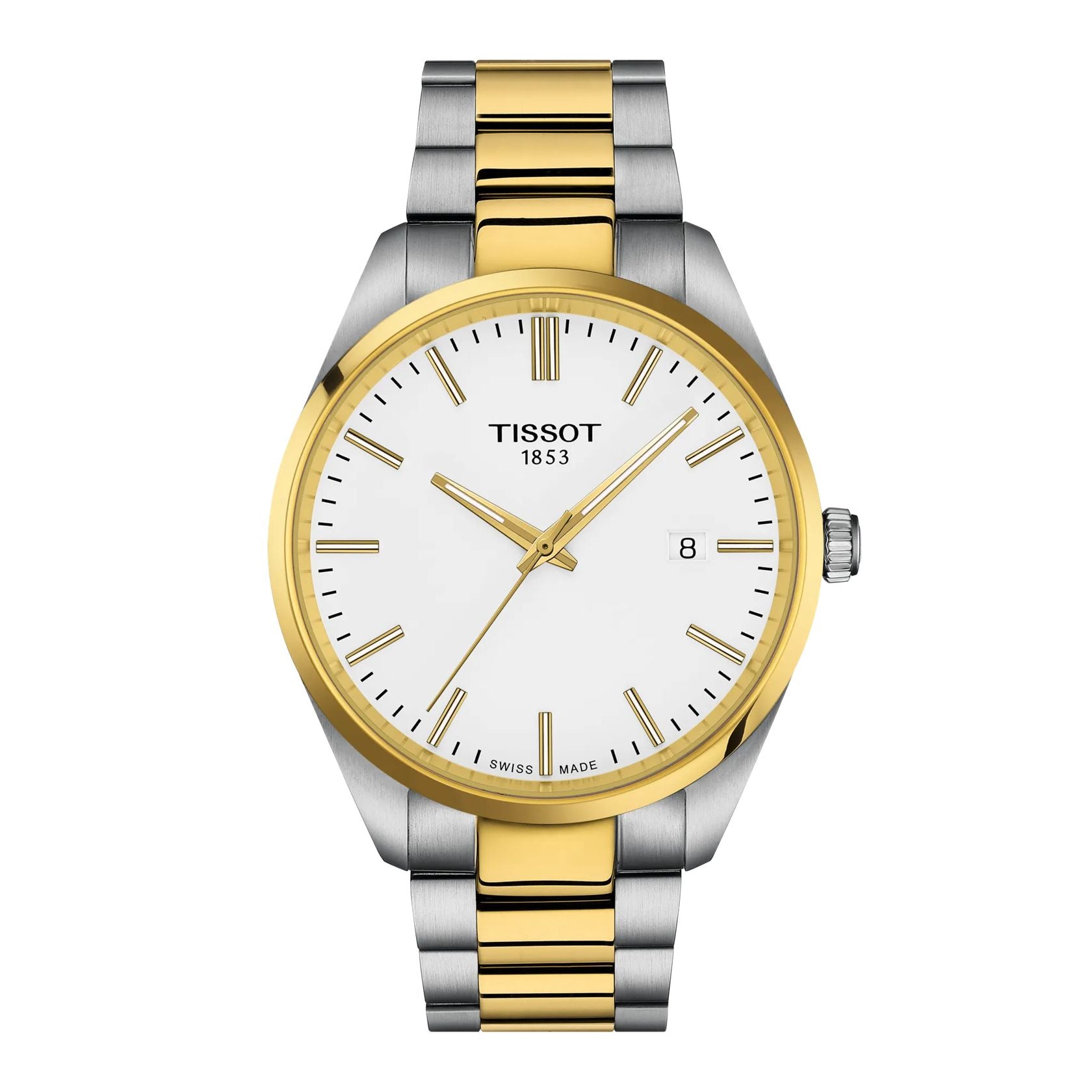 Orologio Uomo Tissot PR100 Acciaio Bicolore Quarzo T1504102201100